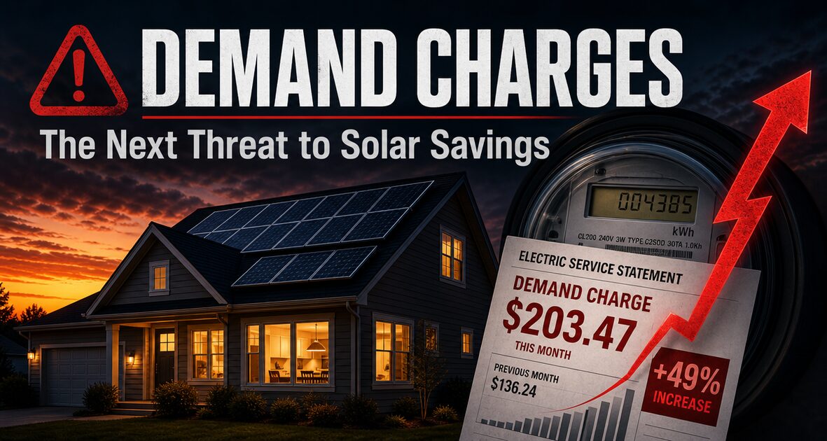 The Residential Demand Charge: The Next Major Threat to Rooftop Solar Economics